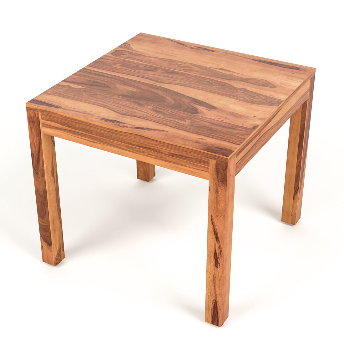 Craft D Art Sheesham Wood 2 Seater Dining Table Set (Honey Finish)