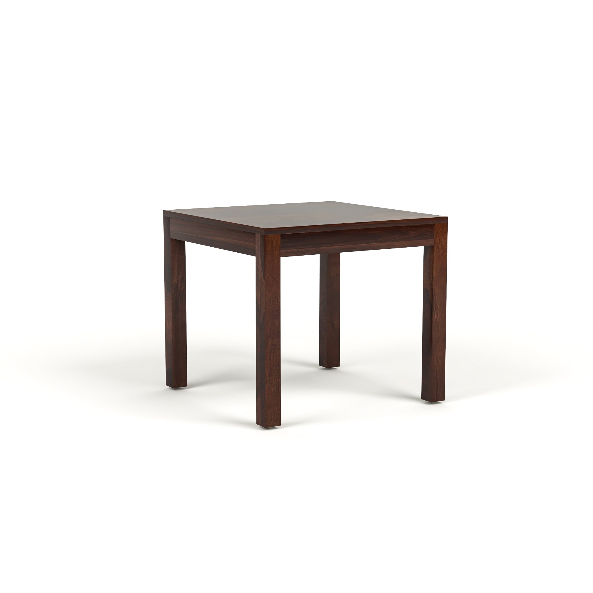 Craft D Art Sheesham Wood 2 Seater Dining Table Set (Walnut Finish)