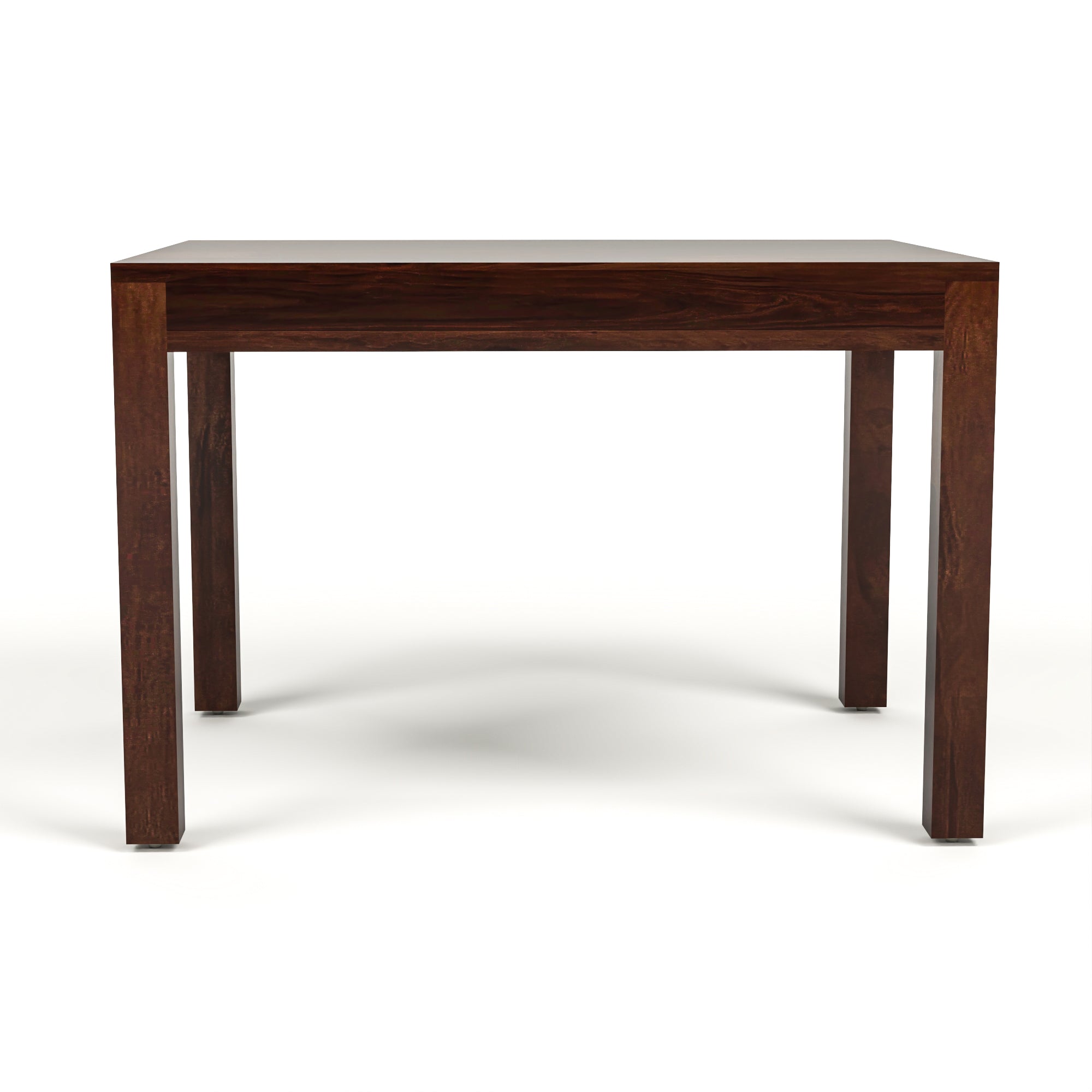 Craft D Art Sheesham Wood 4 Seater Dining Table Set (Walnut Finish)