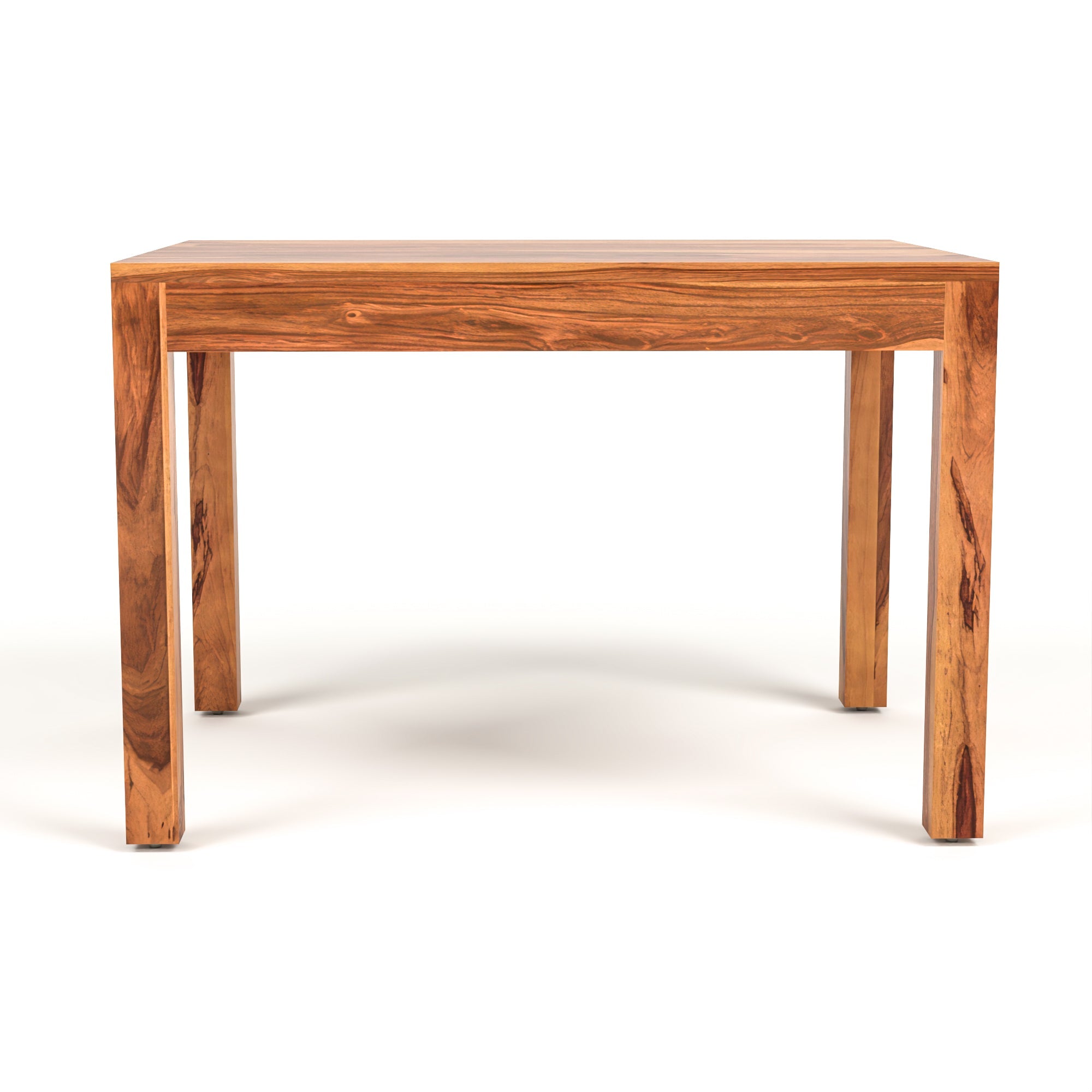 Craft D Art Sheesham Wood 4 Seater Dining Table Set (Honey Finish)