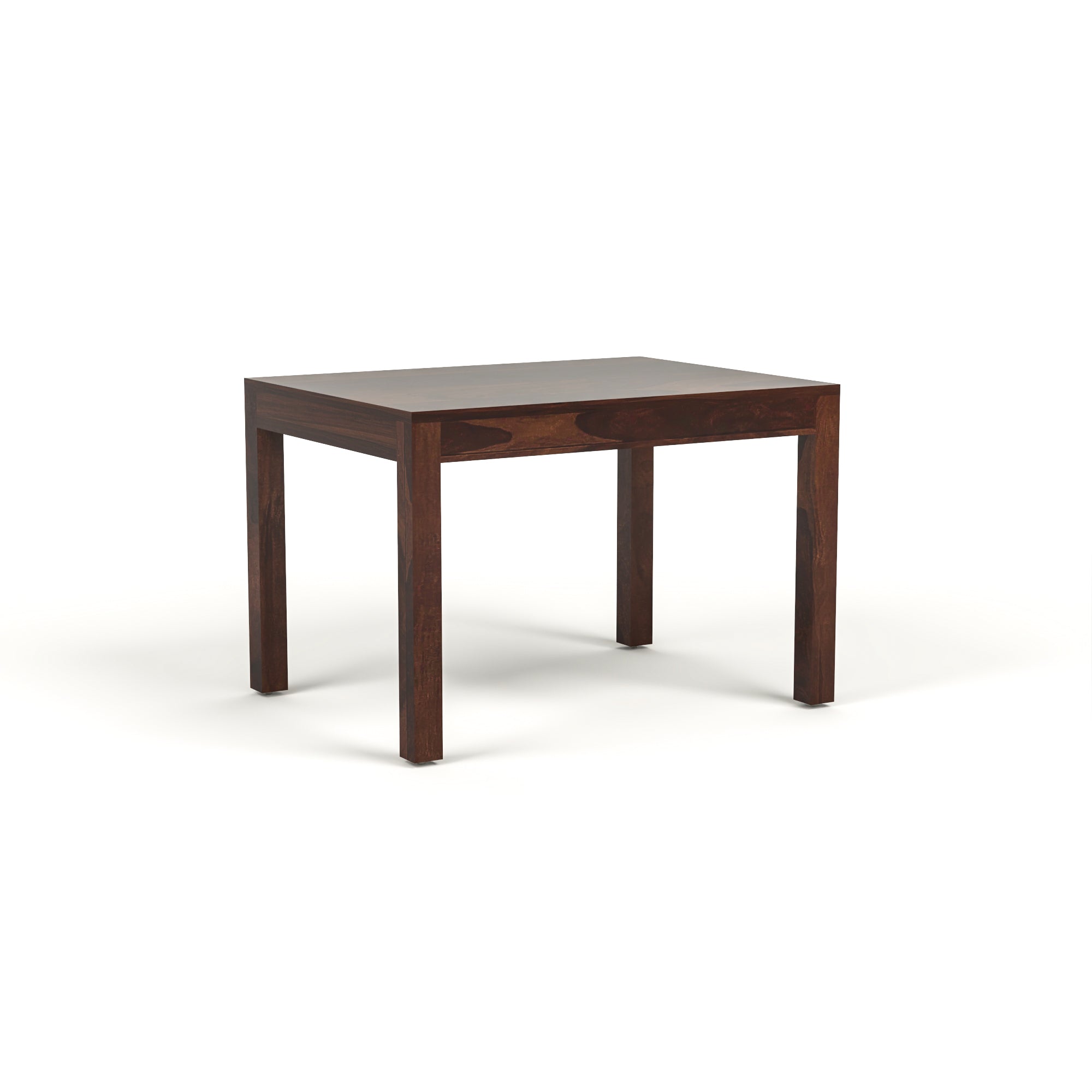 Craft D Art Sheesham Wood 4 Seater Dining Table Set (Walnut Finish)