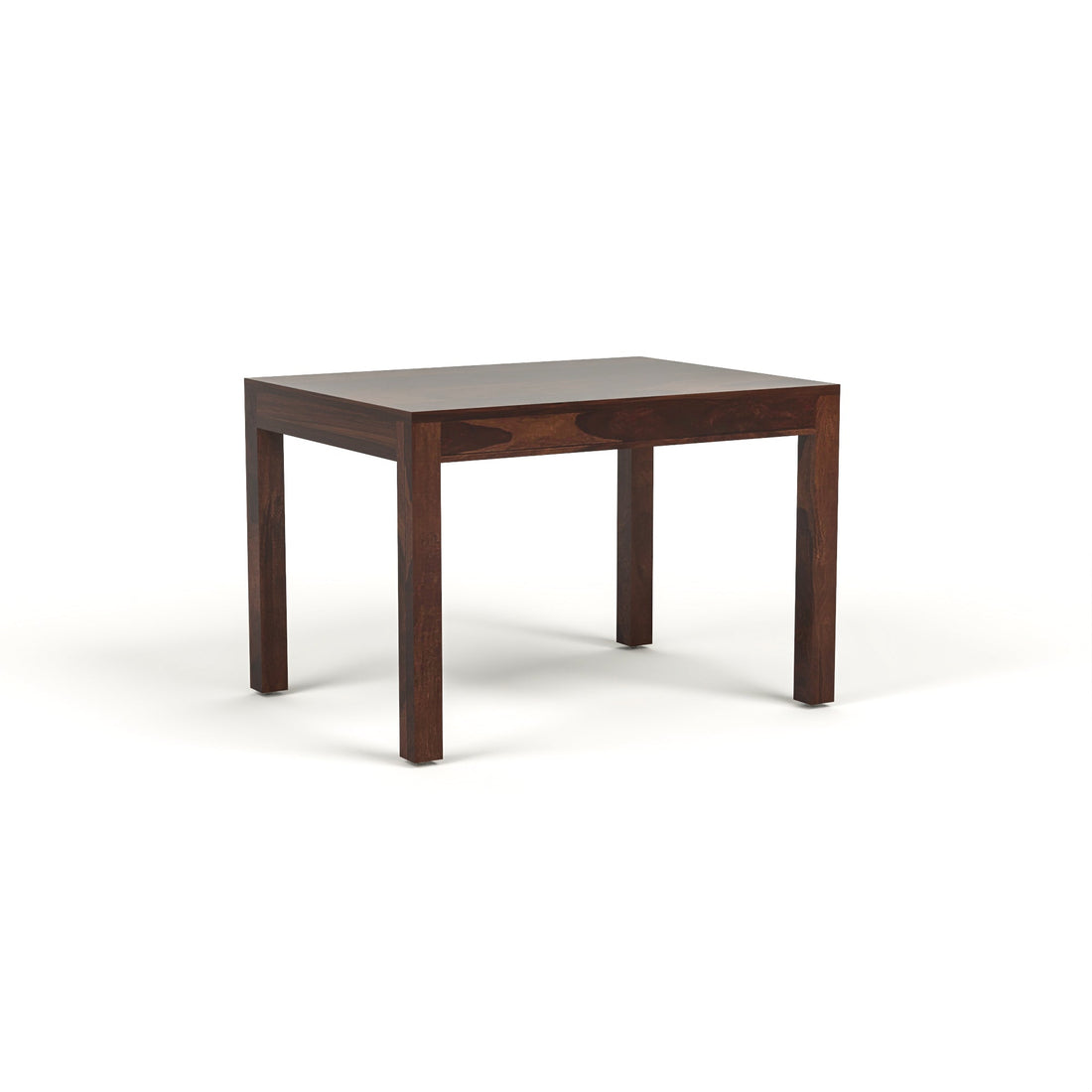 Craft D Art Sheesham Wood 4 Seater Dining Table Set (Walnut Finish)