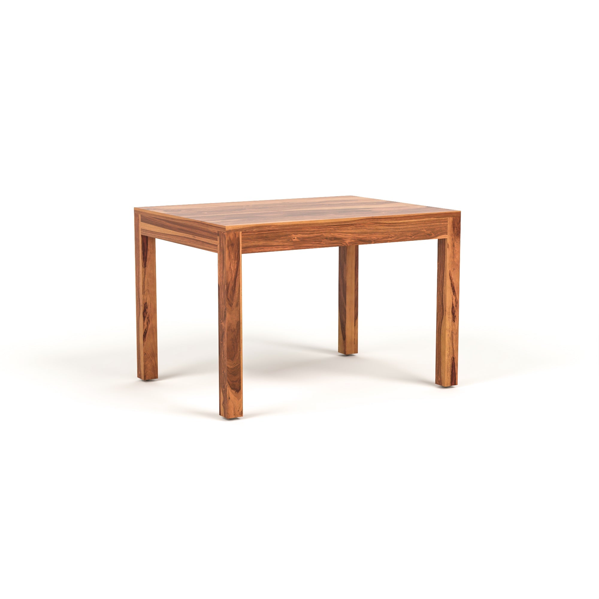 Craft D Art Sheesham Wood 4 Seater Dining Table Set (Honey Finish)