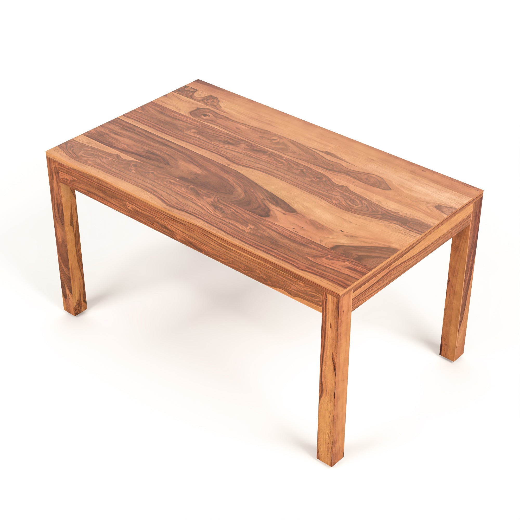 Craft D Art Sheesham Wood Dining Set 6 Seater (Honey Finish)