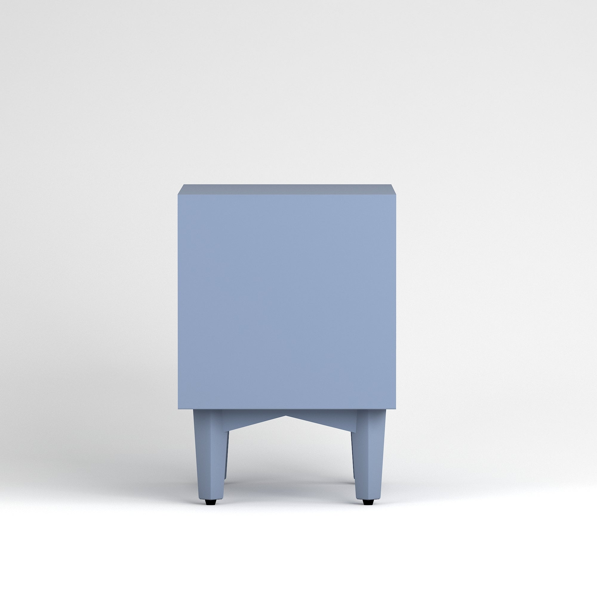 Craft D Art HDMR Premium Wood Bedside Table (Slate Blue)