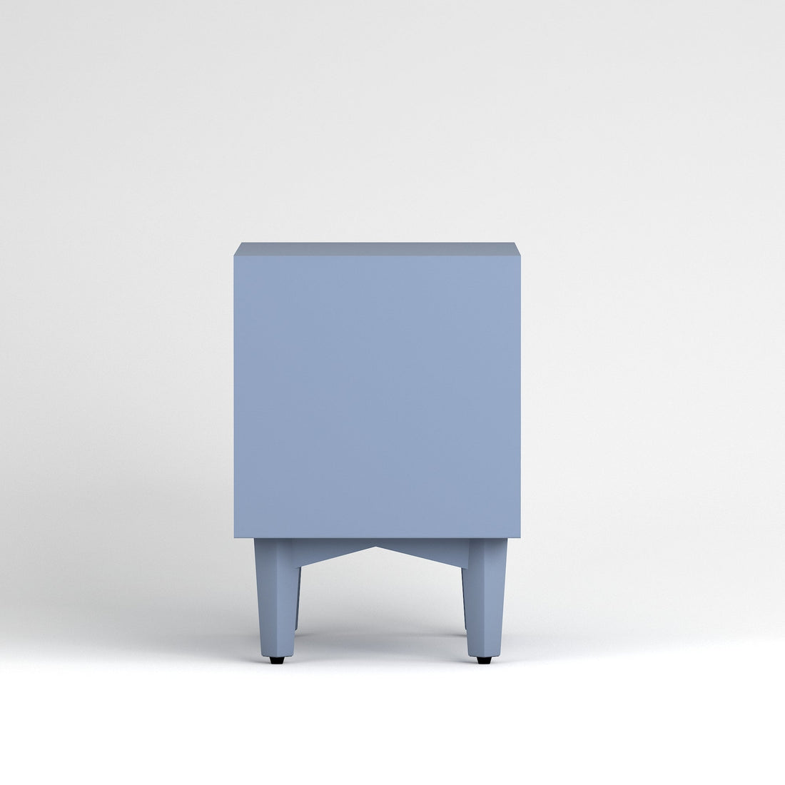 Craft D Art HDMR Premium Wood Bedside Table (Slate Blue)