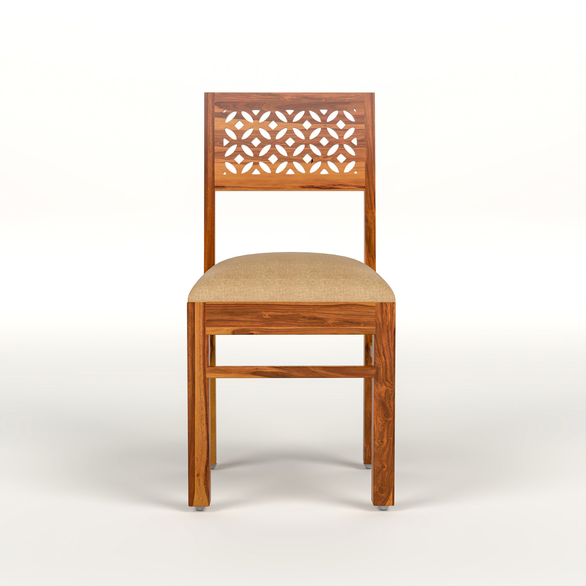 Thravis Sheesham Wood Dining Set 2 Seater (Honey Finish)