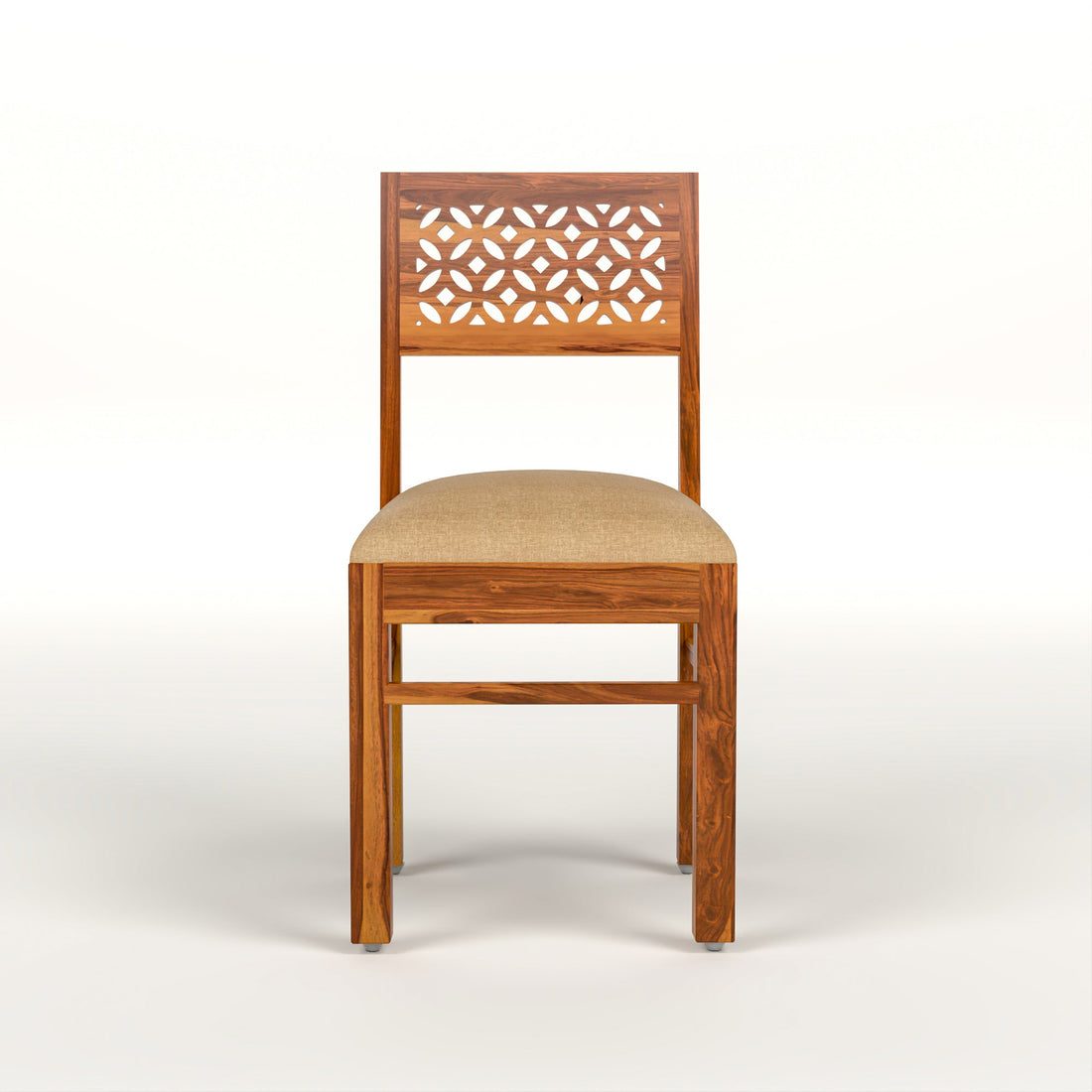 Thravis Sheesham Wood Dining Set 2 Seater (Honey Finish)