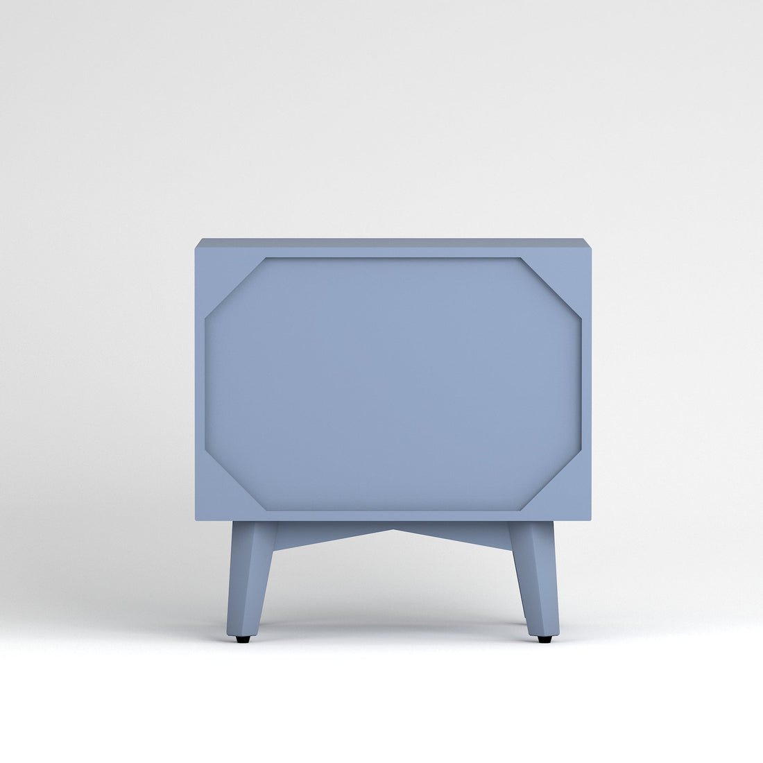 Craft D Art HDMR Premium Wood Bedside Table (Slate Blue)