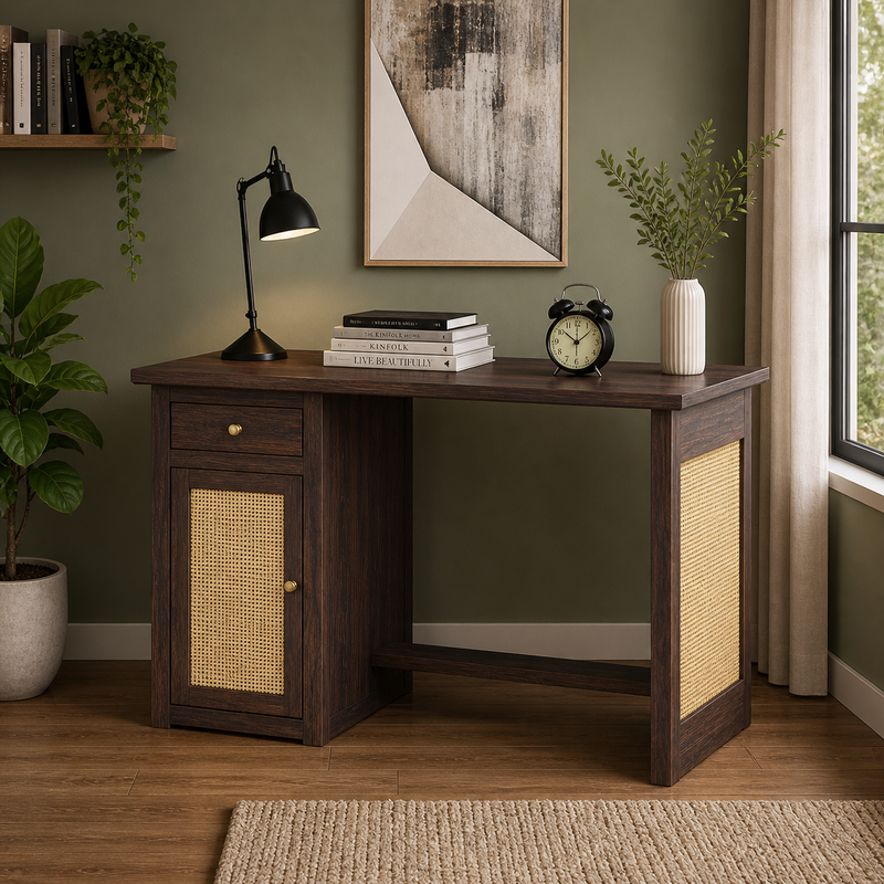 Craft D Art Sheesham Wood Study Desk with Drawer