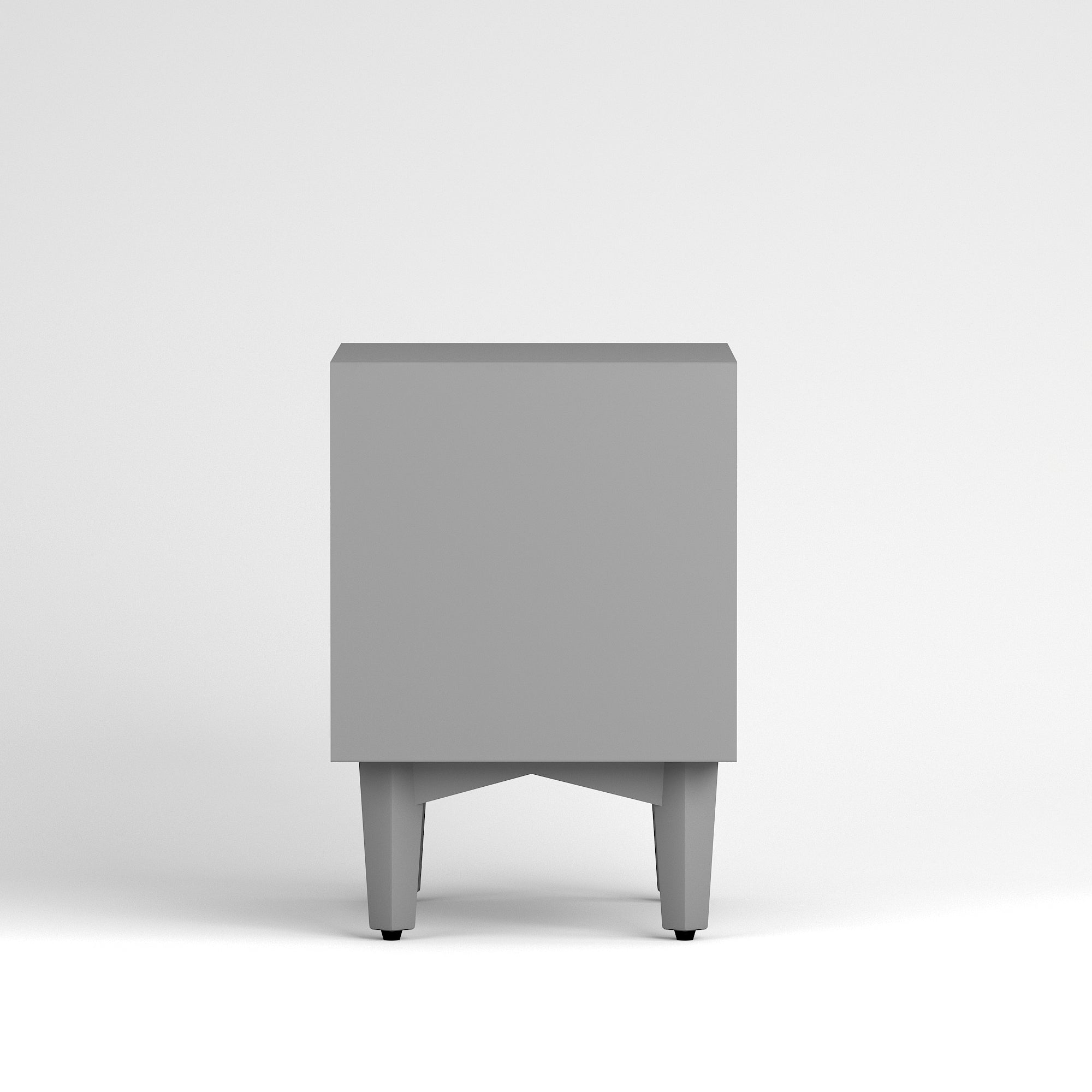 Craft D Art HDMR Premium Wood Bedside Table (Grey)