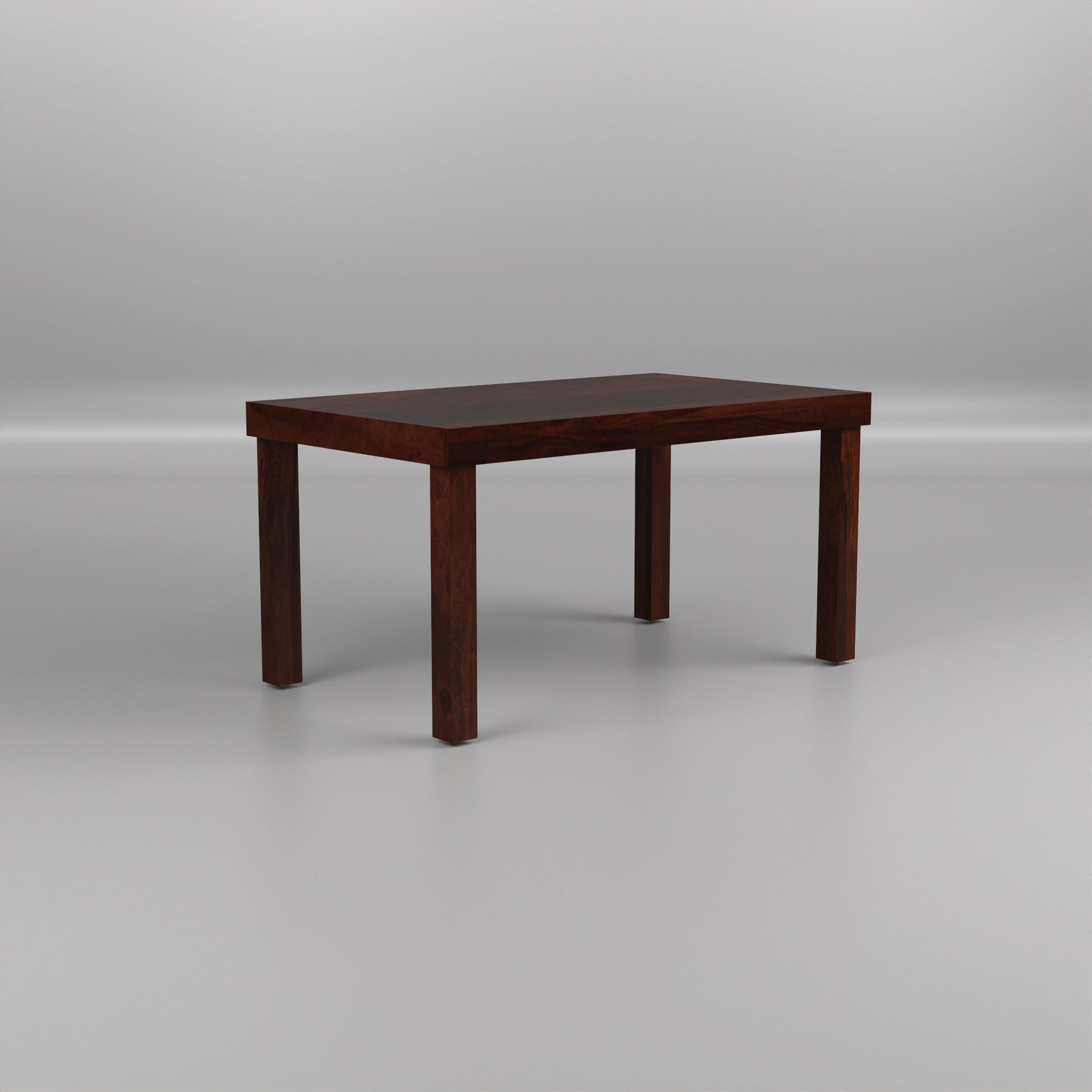Uldaris Sheesham Wood Dining Set 6 Seater (Walnut Finish)