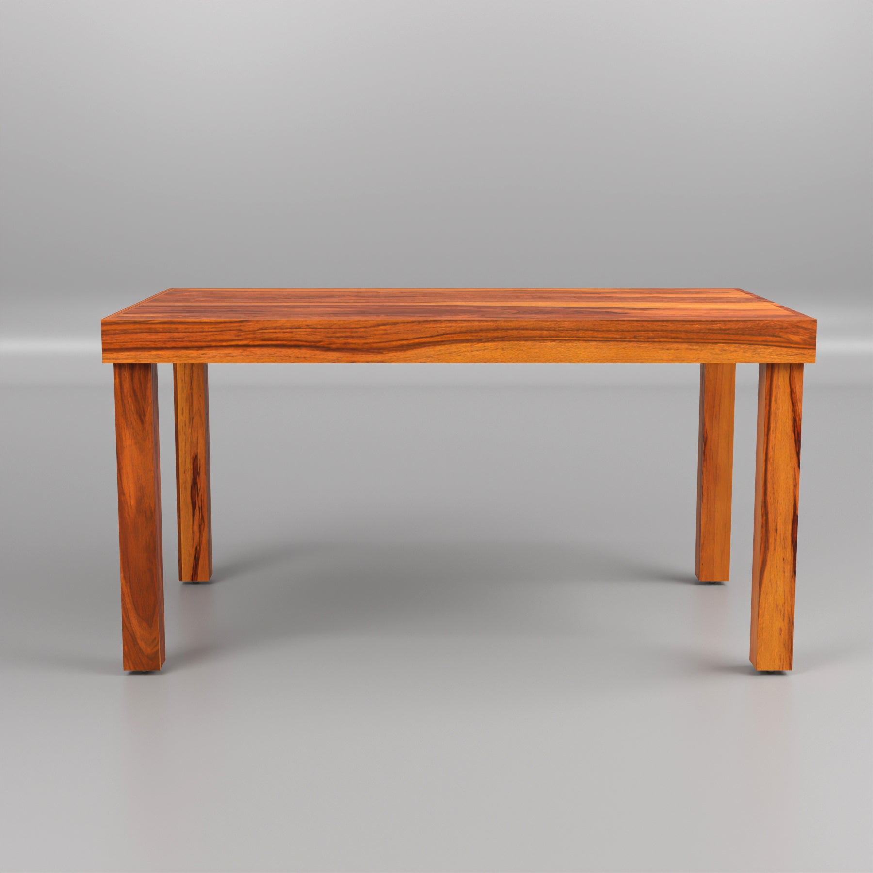 Uldaris Sheesham Wood Dining Set 6 Seater (Honey Finish)