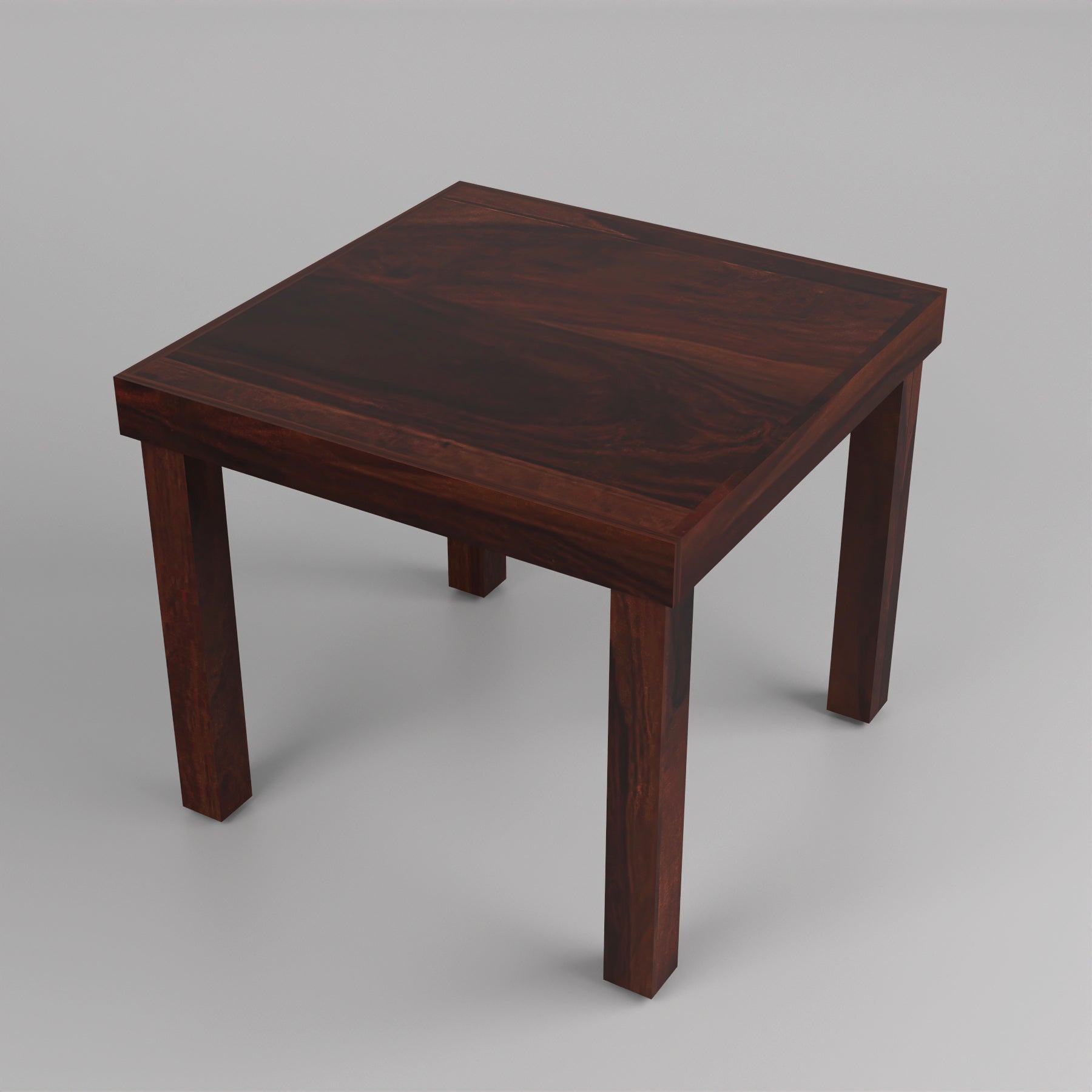 Uldaris Sheesham Wood Dining Set 4 Seater (Walnut Finish)
