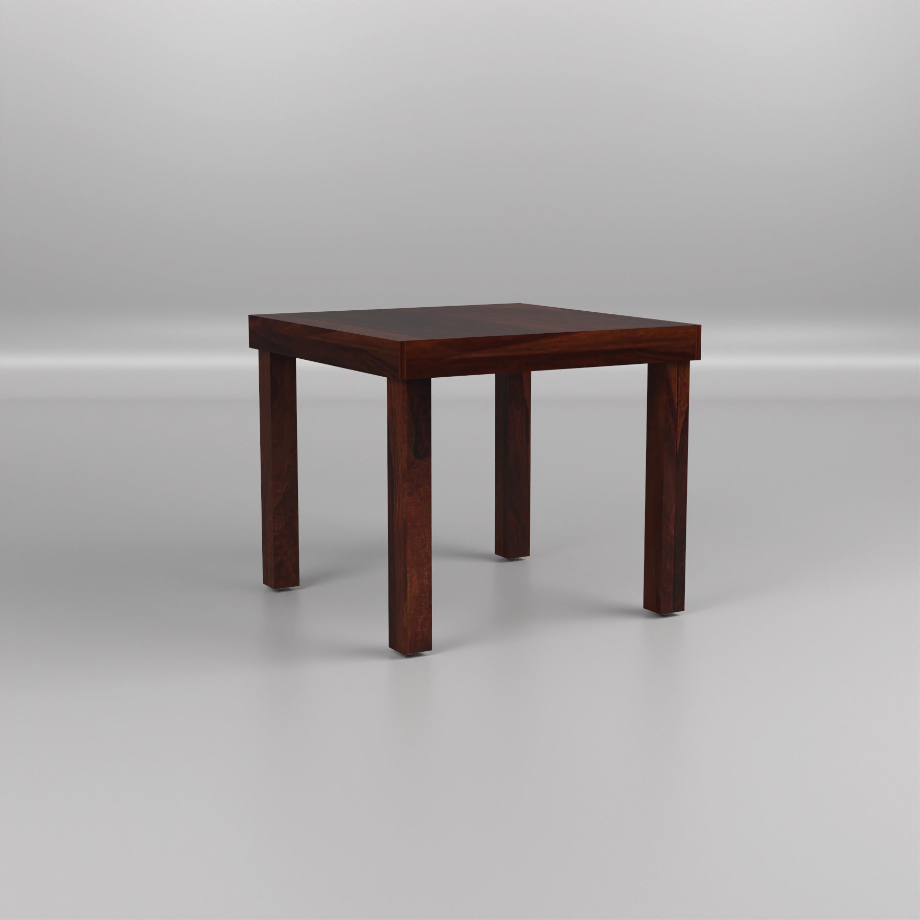 Uldaris Sheesham Wood Dining Set 4 Seater (Walnut Finish)