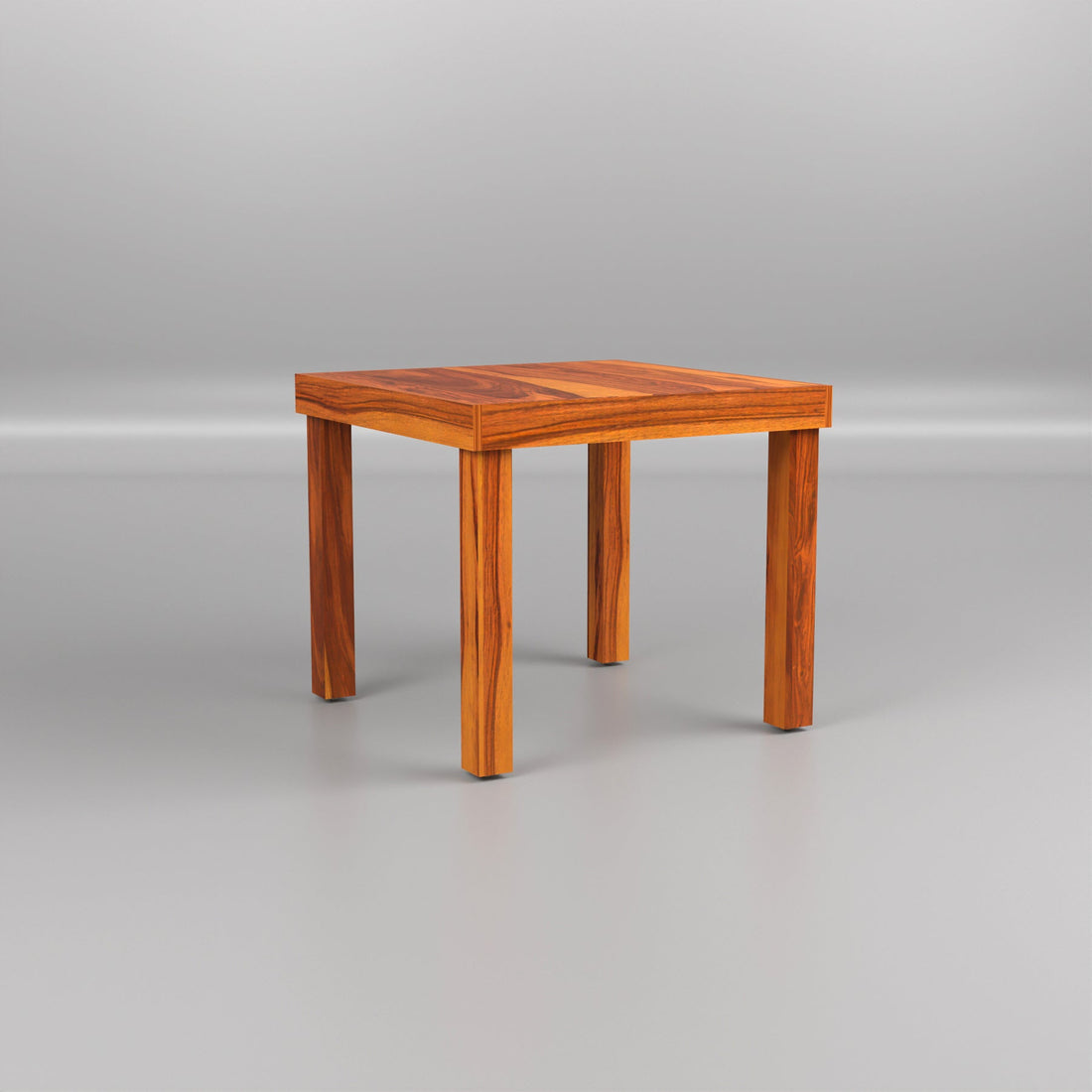 Uldaris Sheesham Wood Dining Set 4 Seater (Honey Finish)