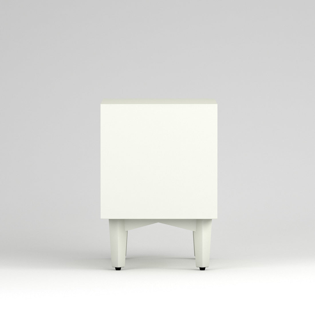 Craft D Art HDMR Premium Wood Bedside Table (White)
