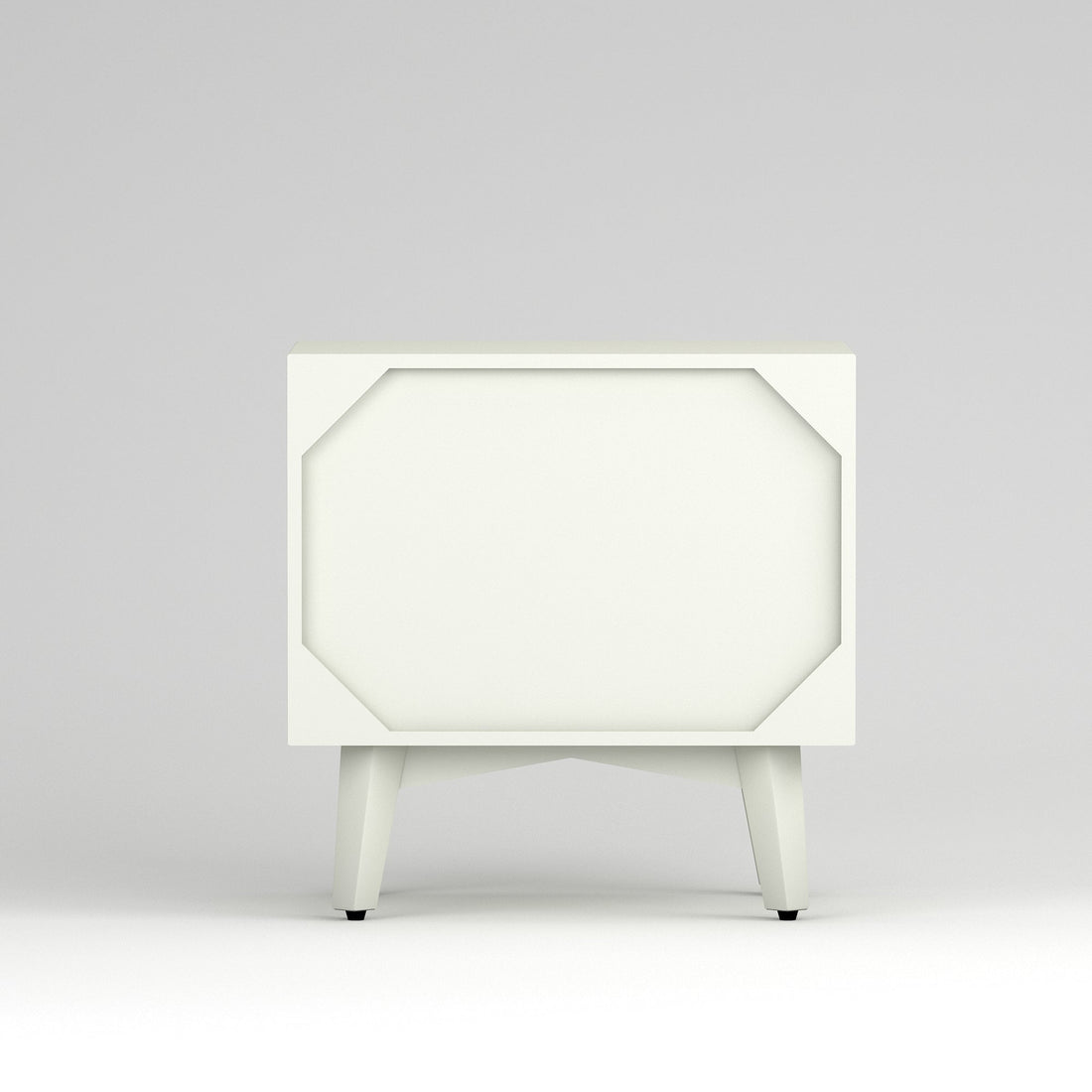 Craft D Art HDMR Premium Wood Bedside Table (White)