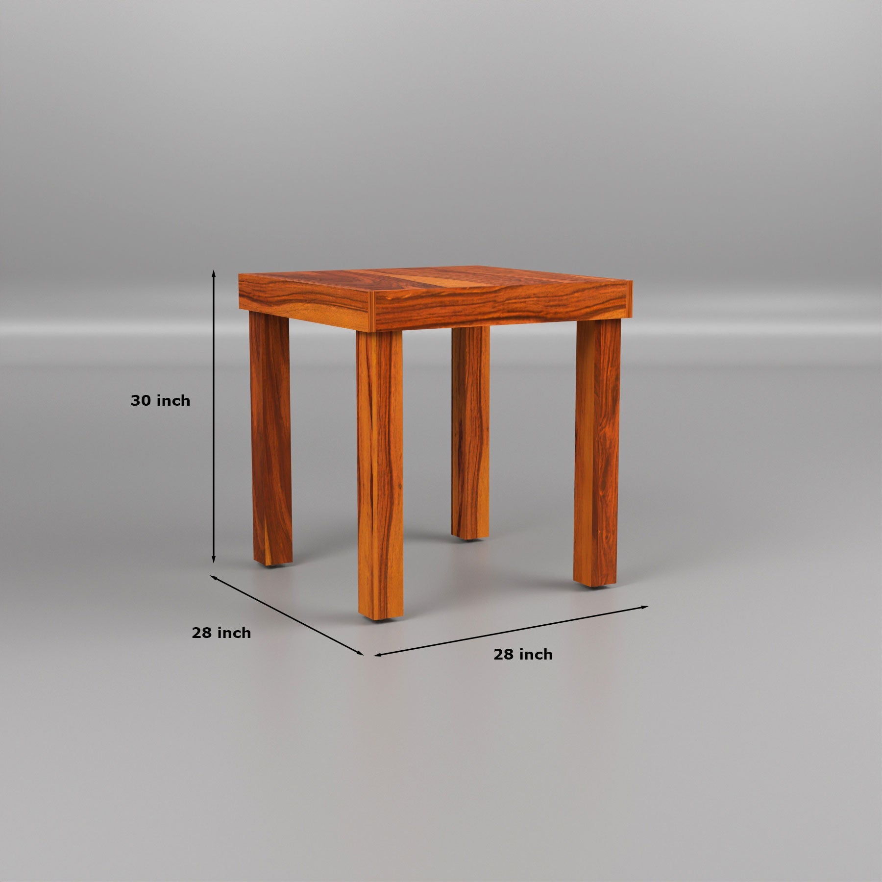 Craft D Art Sheesham Wood 2 Seater Dining Table Set