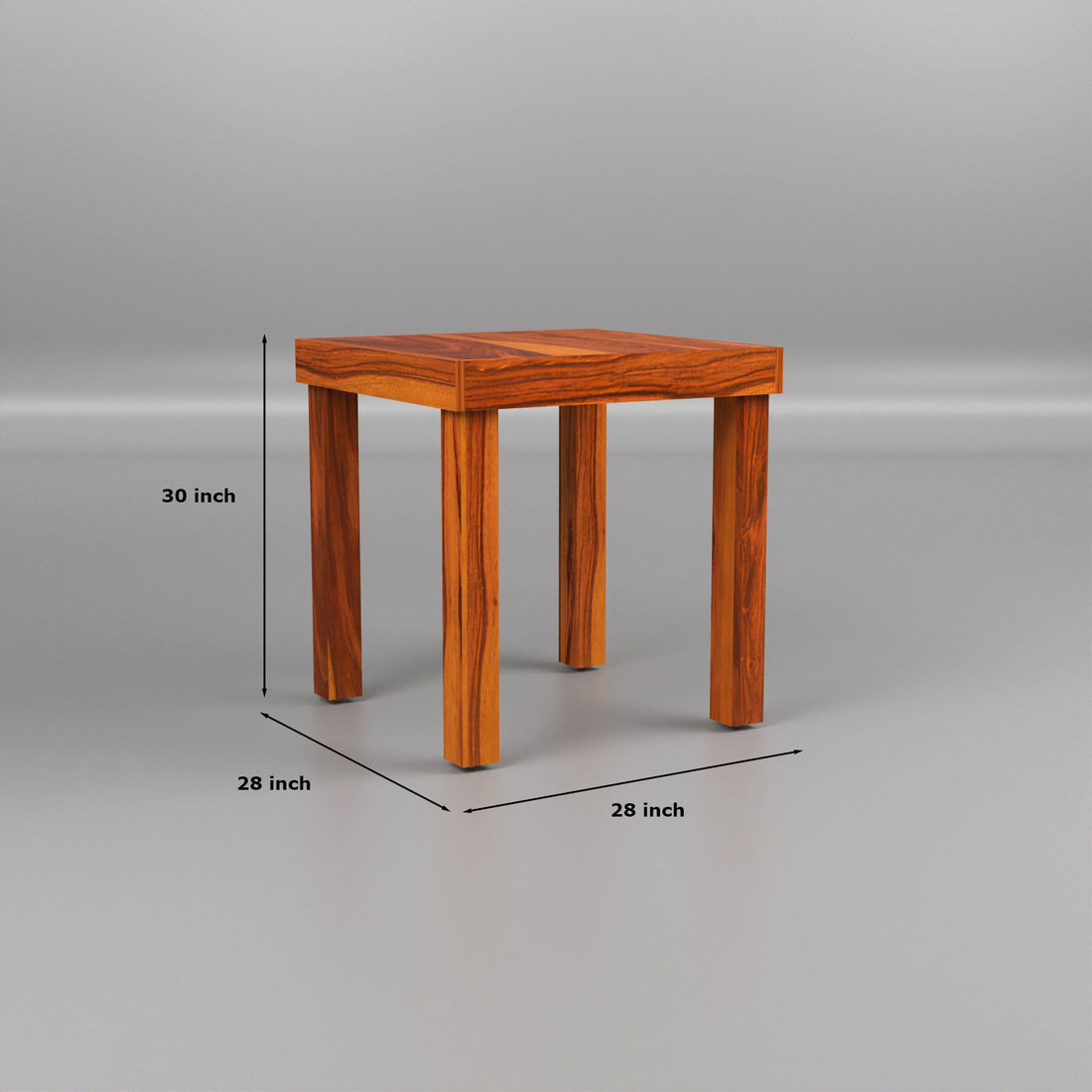 Craft D Art Sheesham Wood 2 Seater Dining Table Set