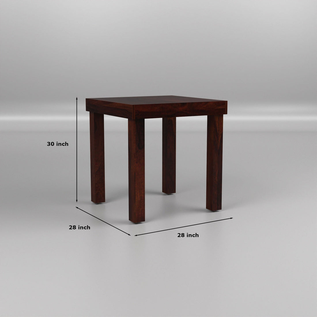 Craft D Art Solid Wood 2 Seater Dining Table Set