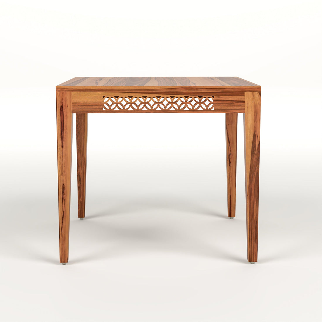 Thravis Sheesham Wood Dining Set 2 Seater (Honey Finish)