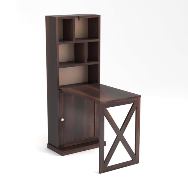 Solid Sheesham Wood Foldable Study Table