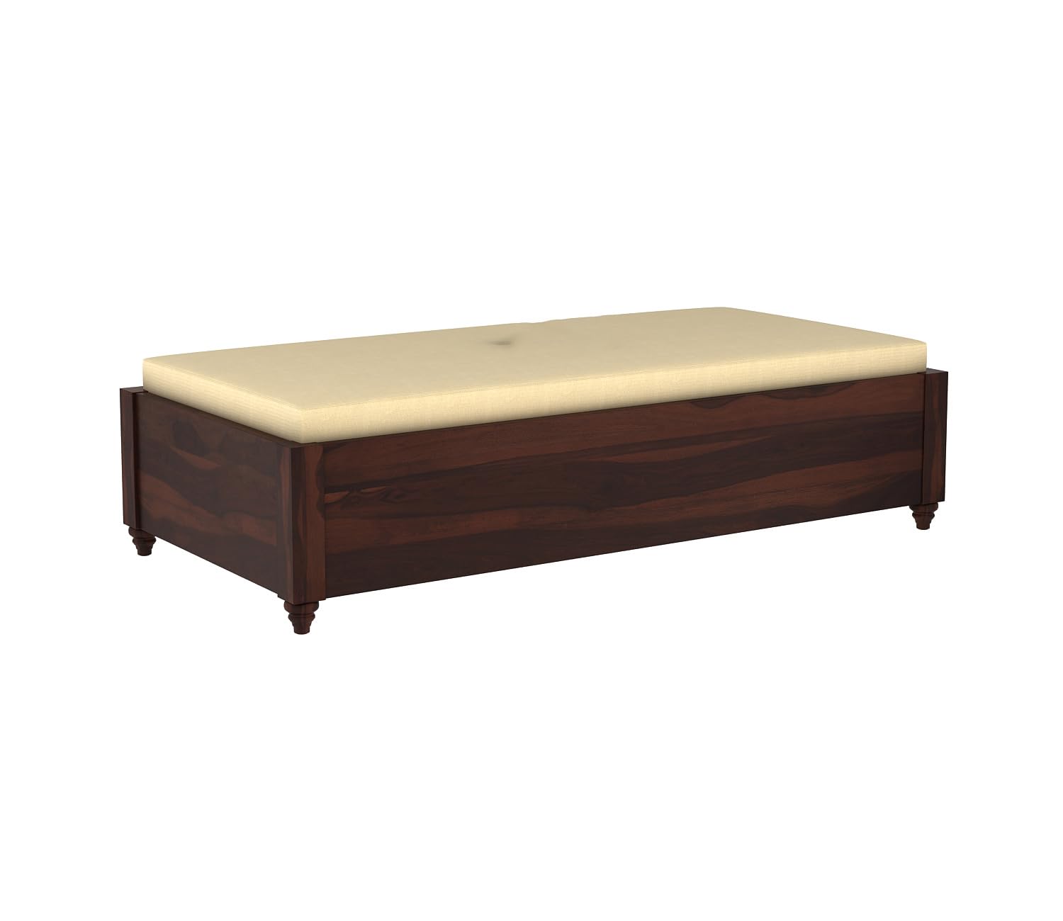 Craft D Art Solid Wood Diwan Sofa with Cushioned Seat & Bolsters