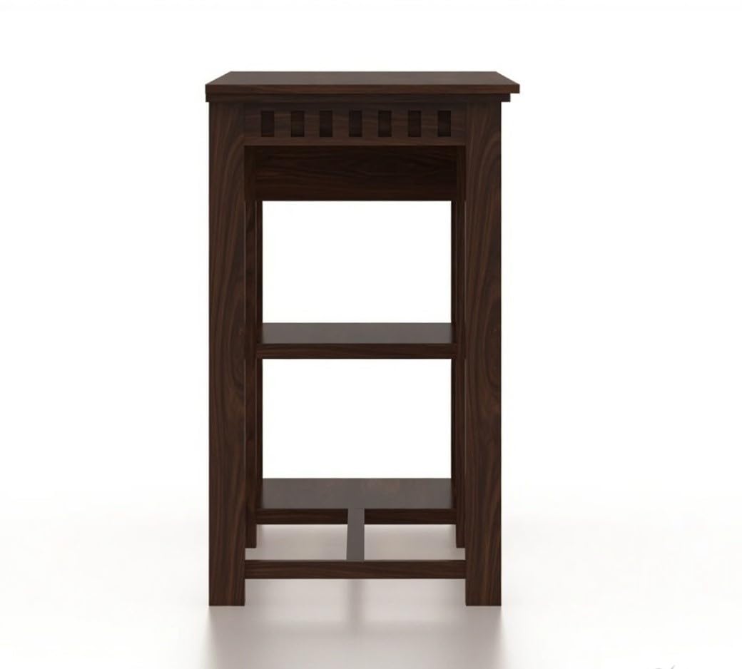Craft D Art Sheesham Wood Study Desk with Drawer & Open Storage