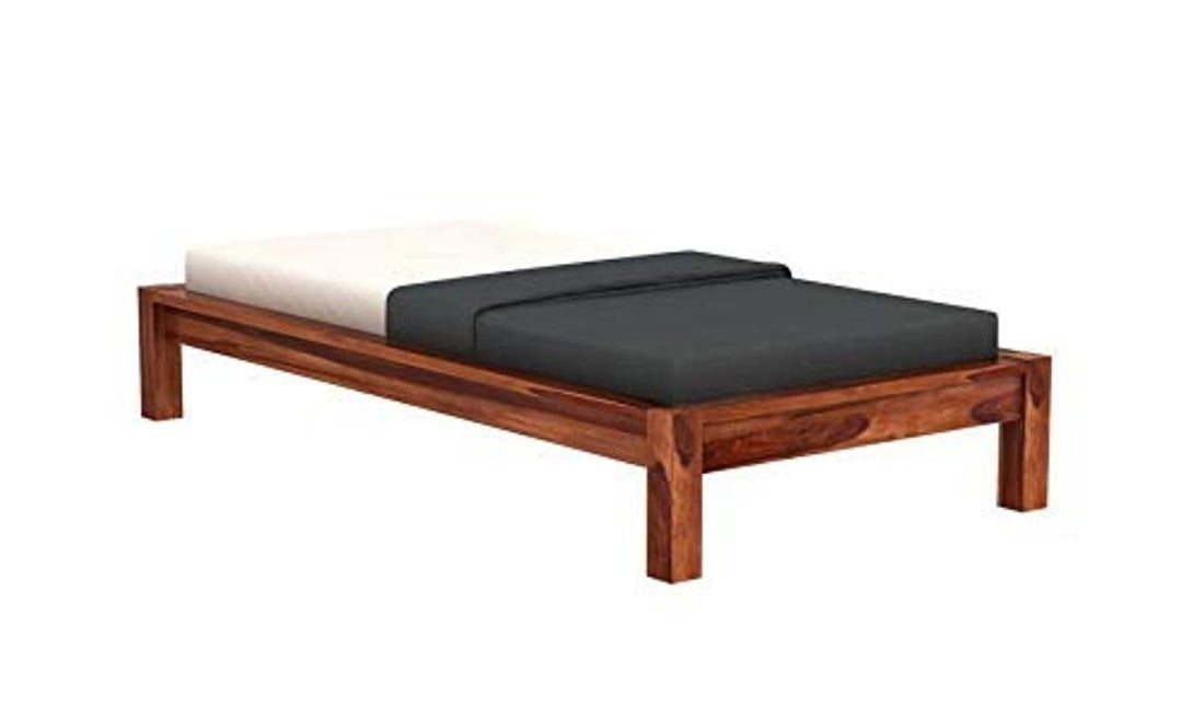 Craft D Art Sheesham Wood Single Size Bed Without Storage
