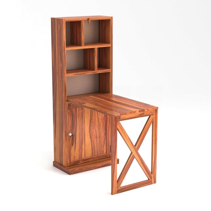 Solid Sheesham Wood Foldable Study Table