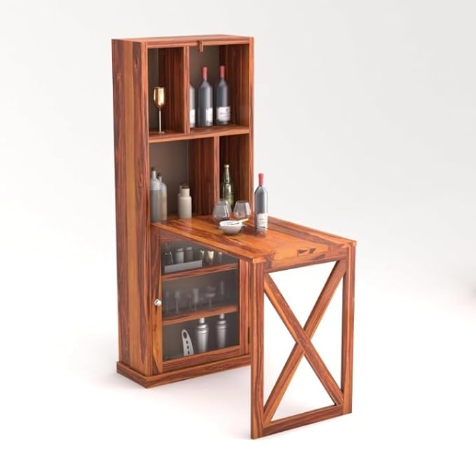 Solid Sheesham Wood Foldable Study Table