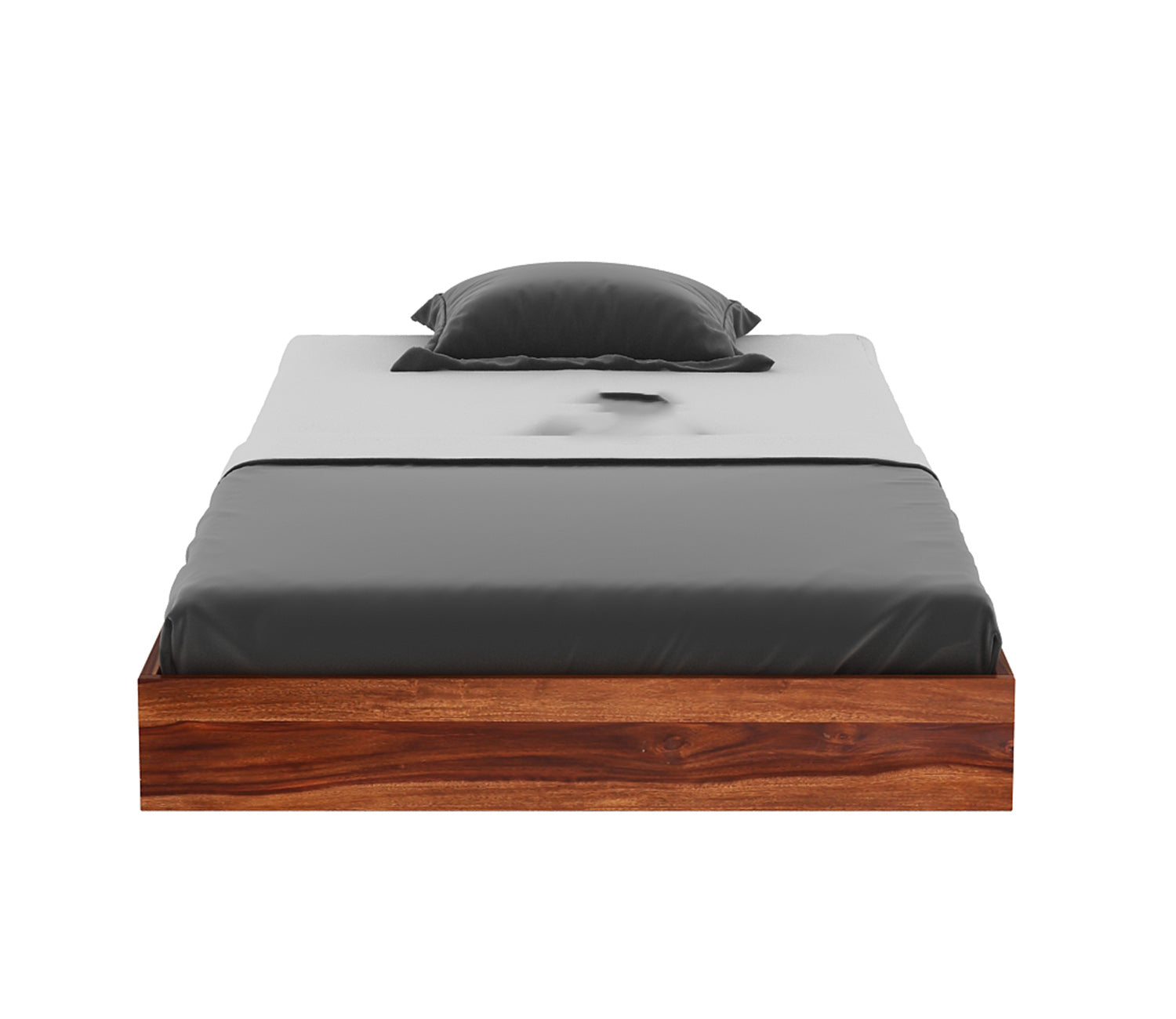 Craft D Art Sheesham Wood Single Bed Without Storage (Honey Finish)