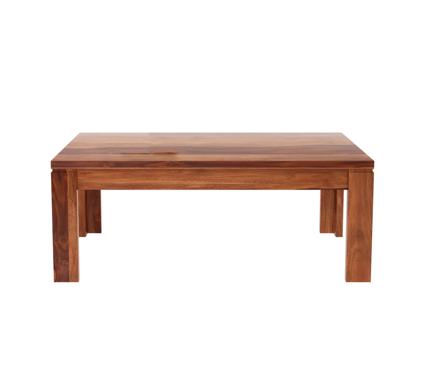 Craft D Art Sheesham Wood Center Table (Honey Finish)