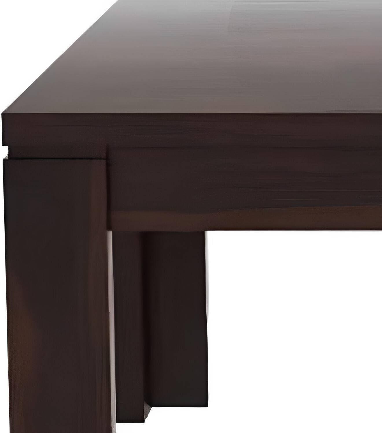 Craft D Art Sheesham Wood Center Table (Walnut Finish)