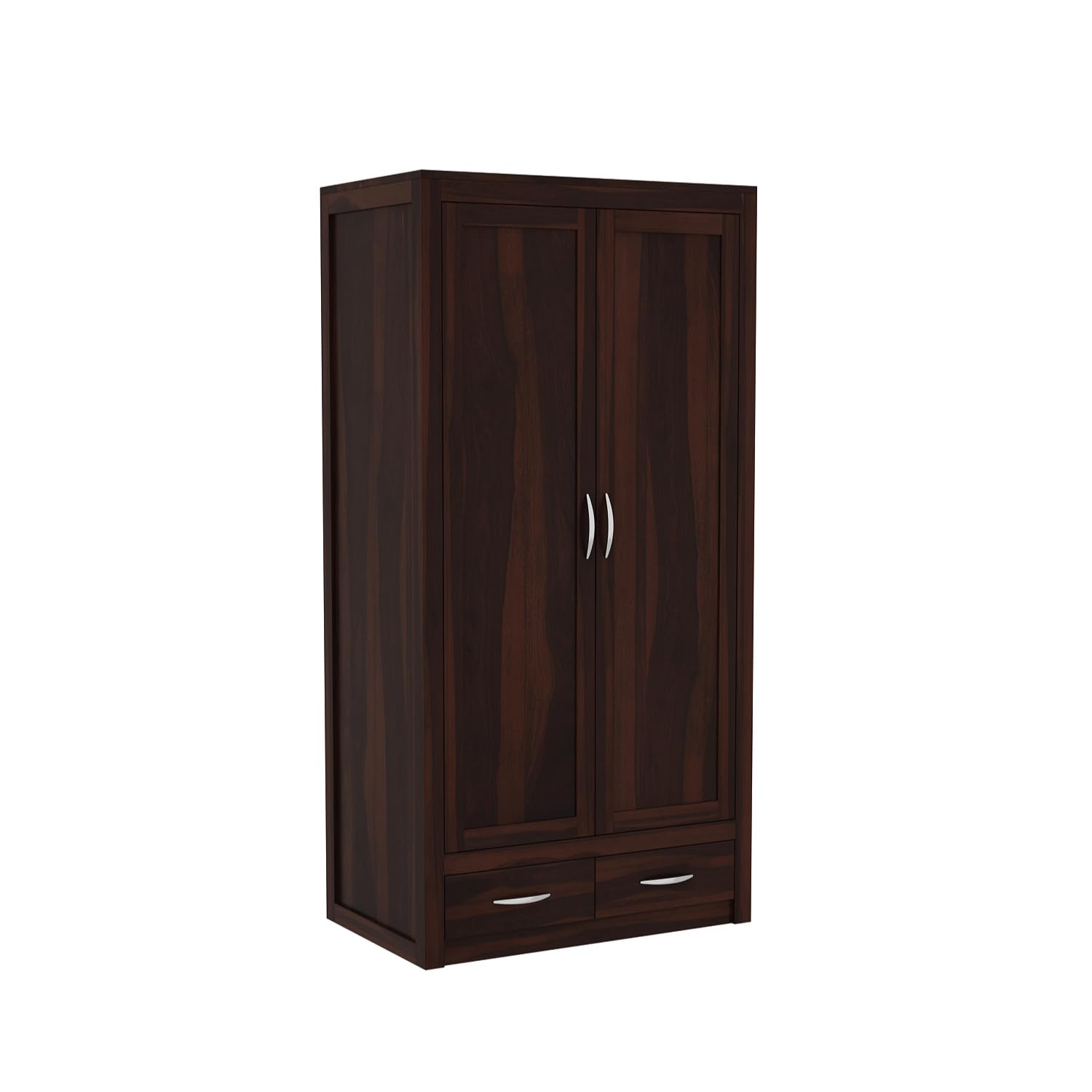Craft D Art Solid Wood 3 Door Wardrobe with Drawers for Bedroom