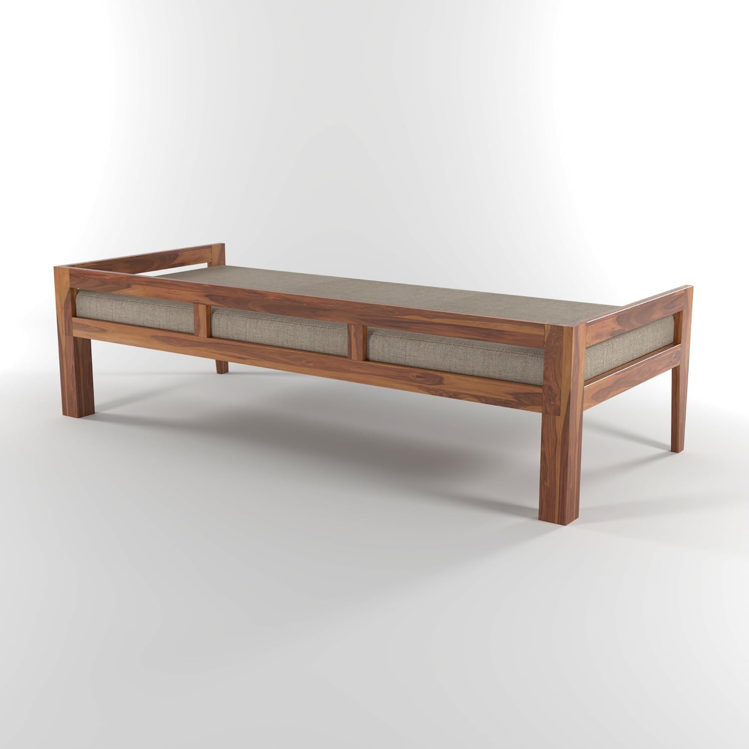 Craft D Art Solid Wood Divan Bed for Living Room