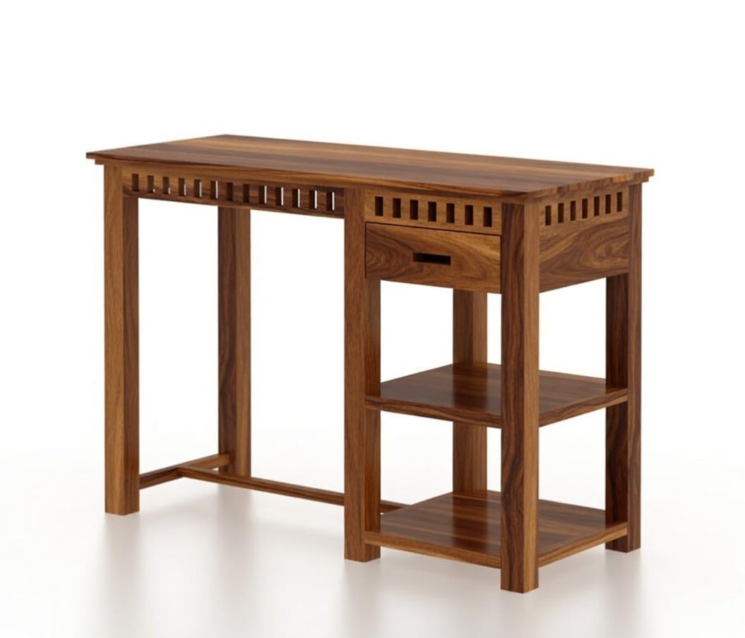 Craft D Art Sheesham Wood Study Desk with Drawer