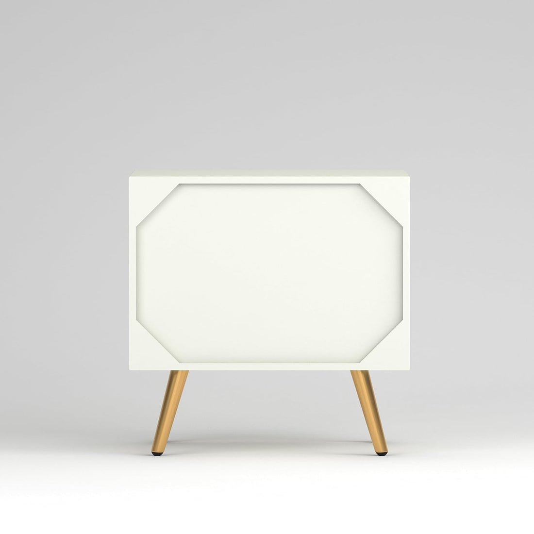 Modern White Bedside Table