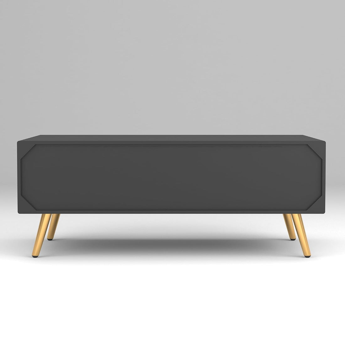 Craft D Art HDMR Premium Wood Coffee Table (Black)