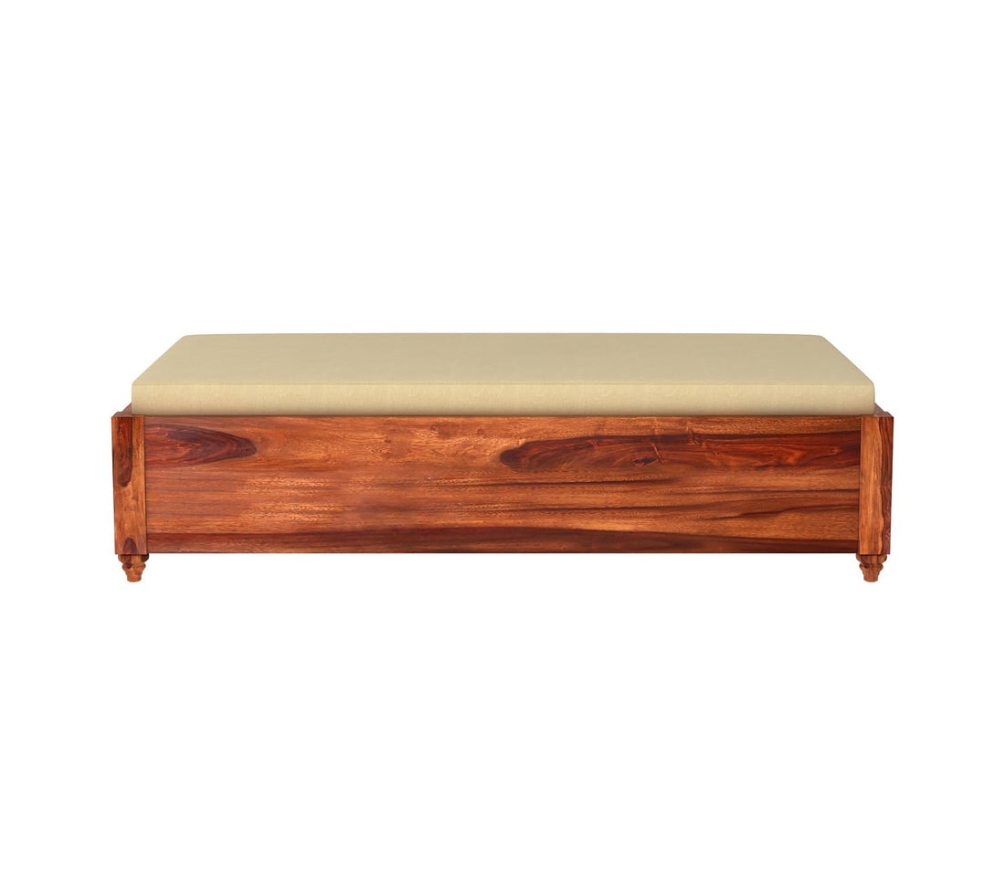 Craft D Art Solid Wood Diwan Sofa with Cushioned Seat & Bolsters