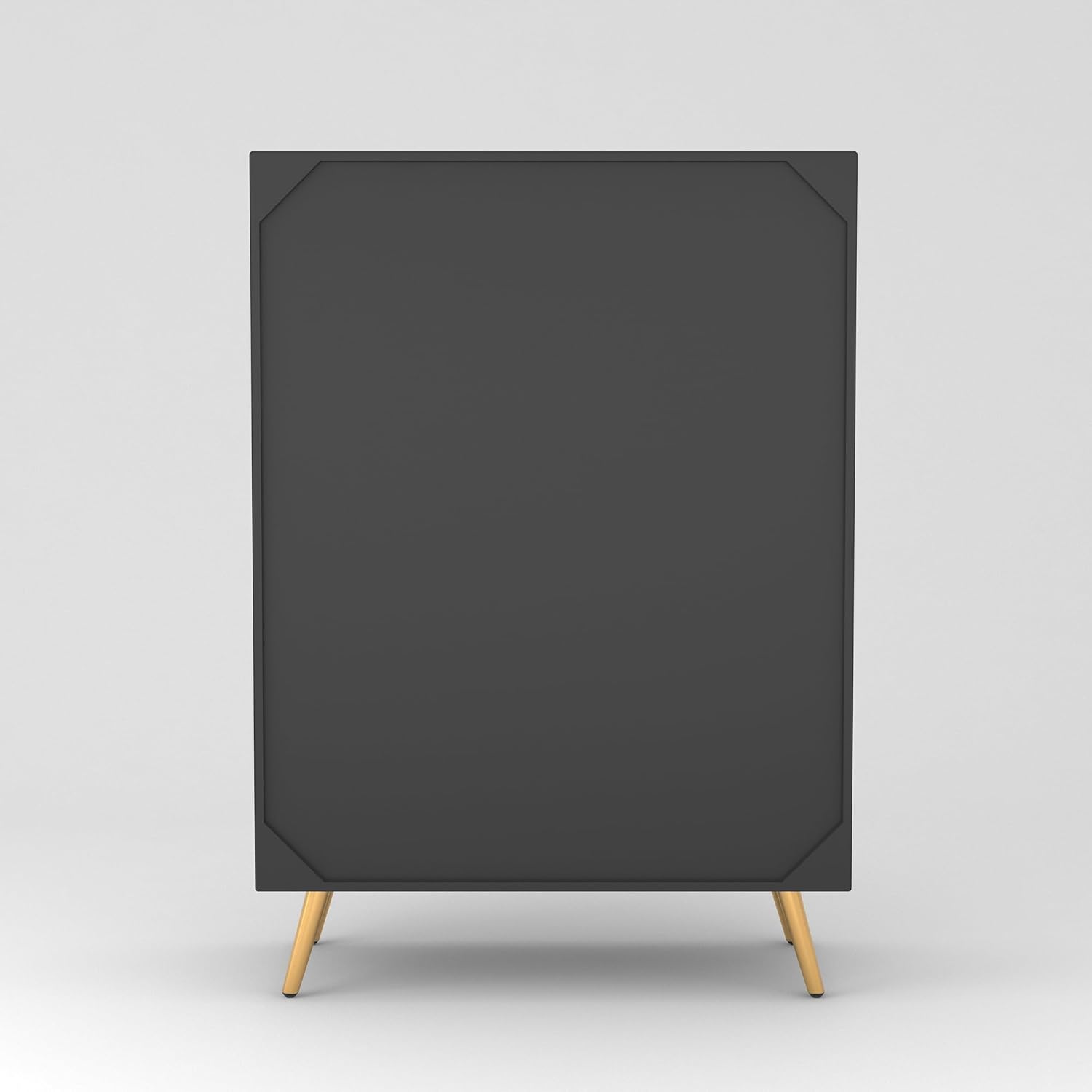 Craft D Art HDMR Premium Wood Sideboard Cabinet (Black)