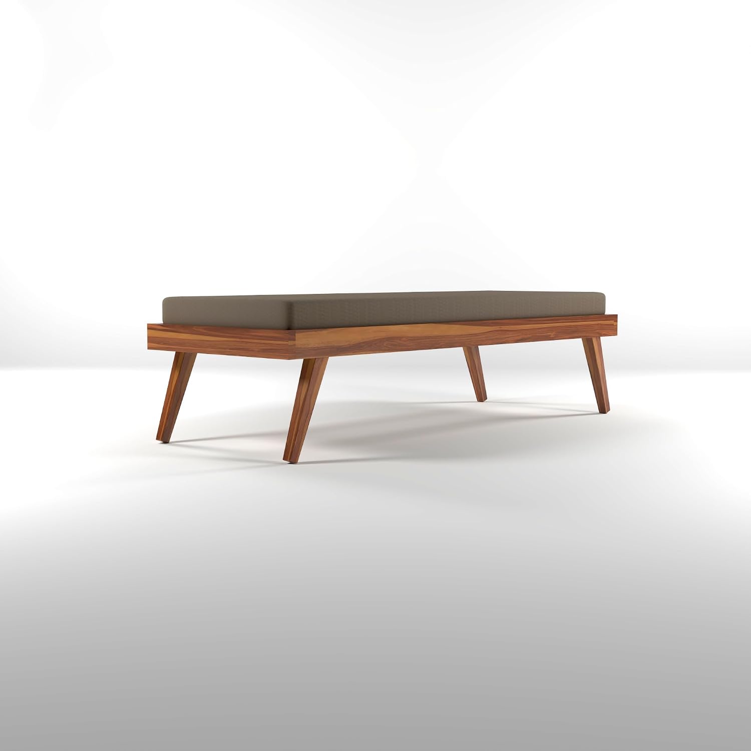 Craft D Art Solid Wood Sofa 3 Seater Sofa Diwan Bed (Without Mattress)