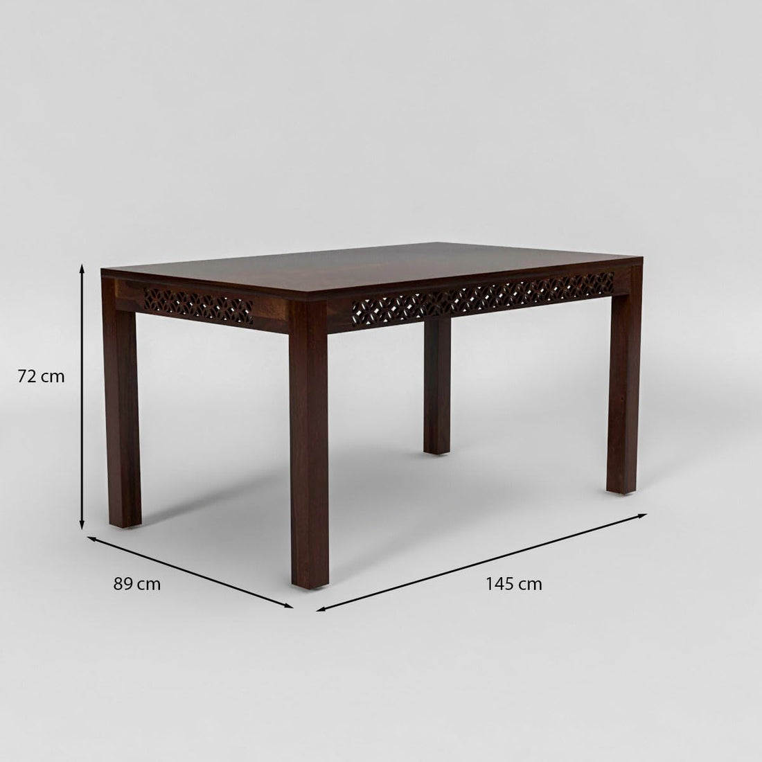 Craft D Art  Wooden 6 Seater Dining Table Set