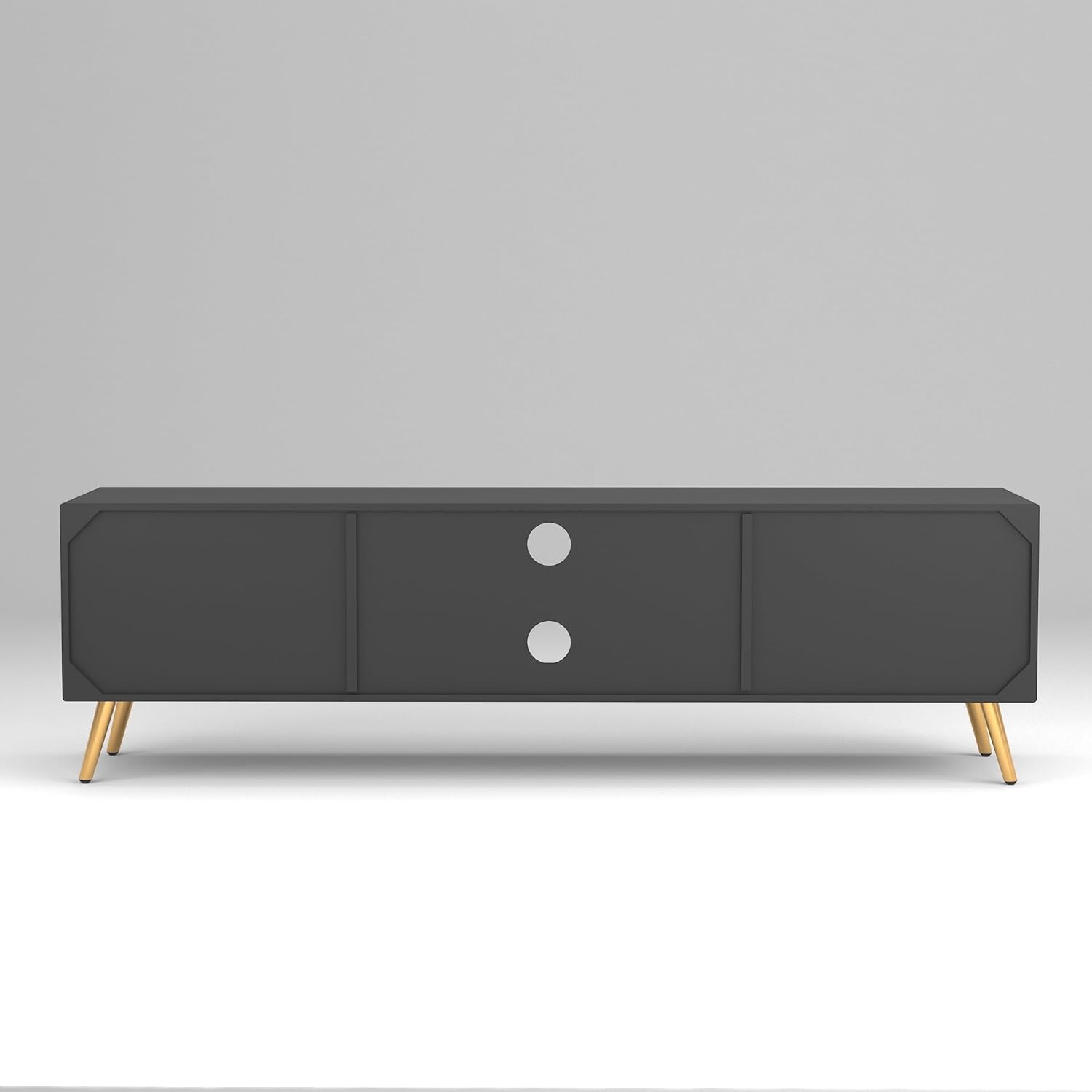 Craft D Art HDMR Premium Wood TV Unit for Living Room(Black)
