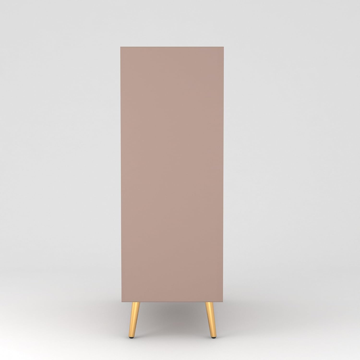 Craft D Art HDMR Premium Wood Sideboard Cabinet (Mocha Beige)