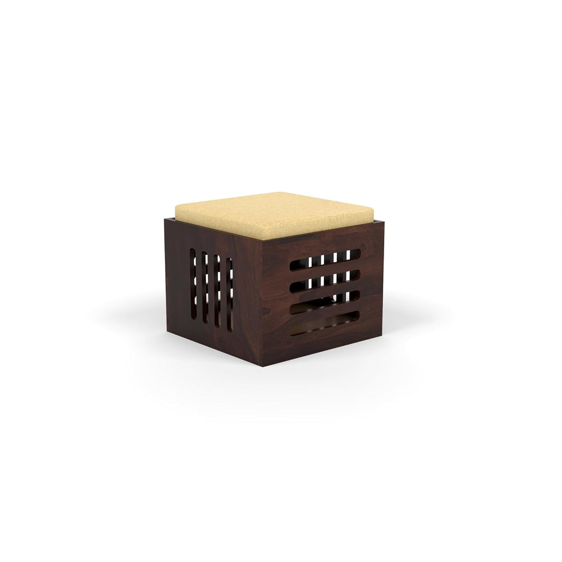 Craft D Art Furniture Solid Sheesham Wood Coffee Table with 4 Stool