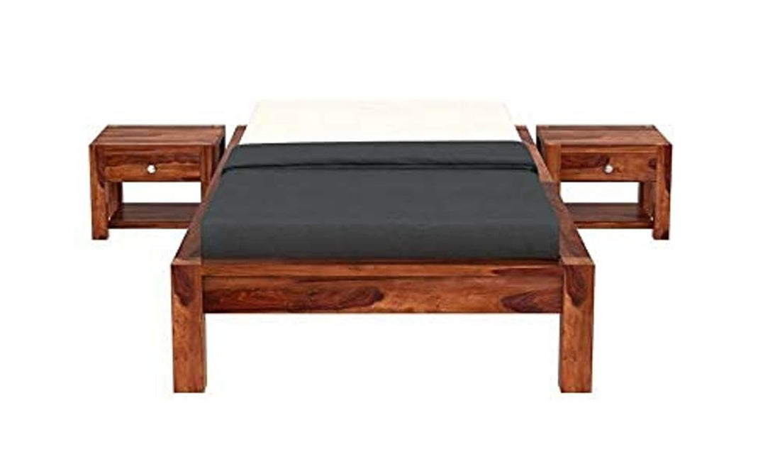 Craft D Art Sheesham Wood Single Size Bed Without Storage
