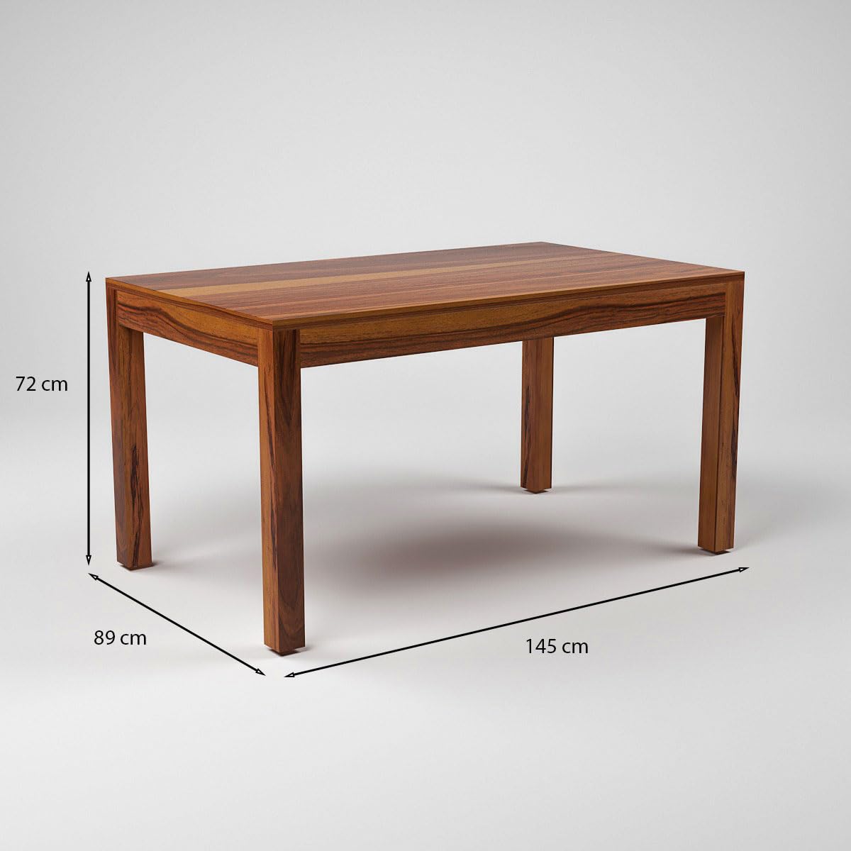 Craft D Art  Wooden 6 Seater Dining Table Set