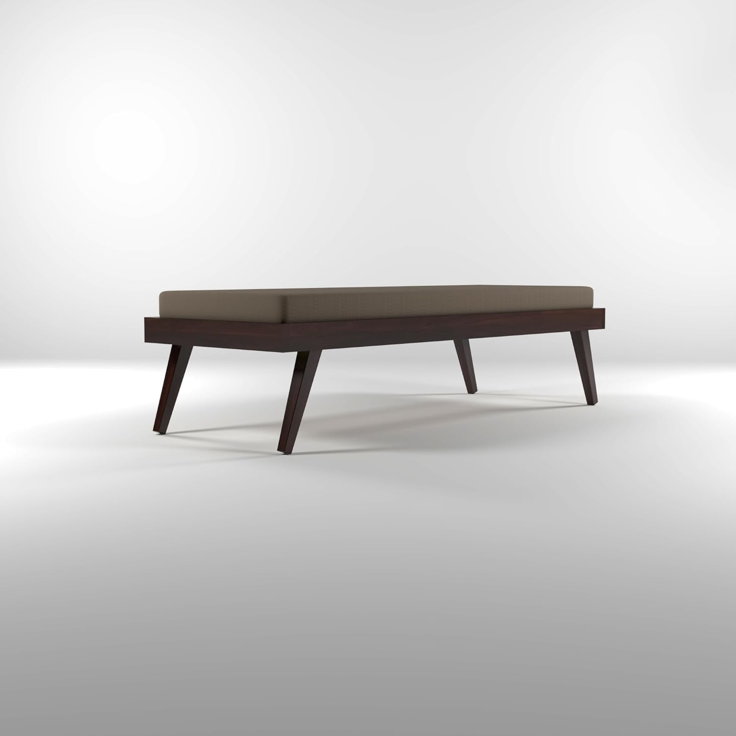 Craft D Art Solid Wood Sofa 3 Seater Sofa Diwan Bed (Without Mattress)
